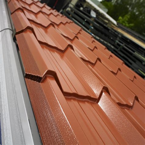 steel tile effect roofing sheets